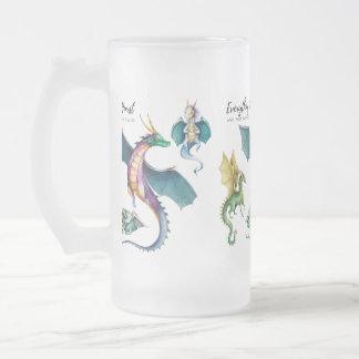 Dragon is a reptile-like legendary frosted glass beer mug
