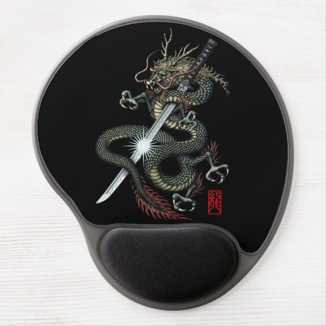 Dragon katana3 gel mouse pad (Front)