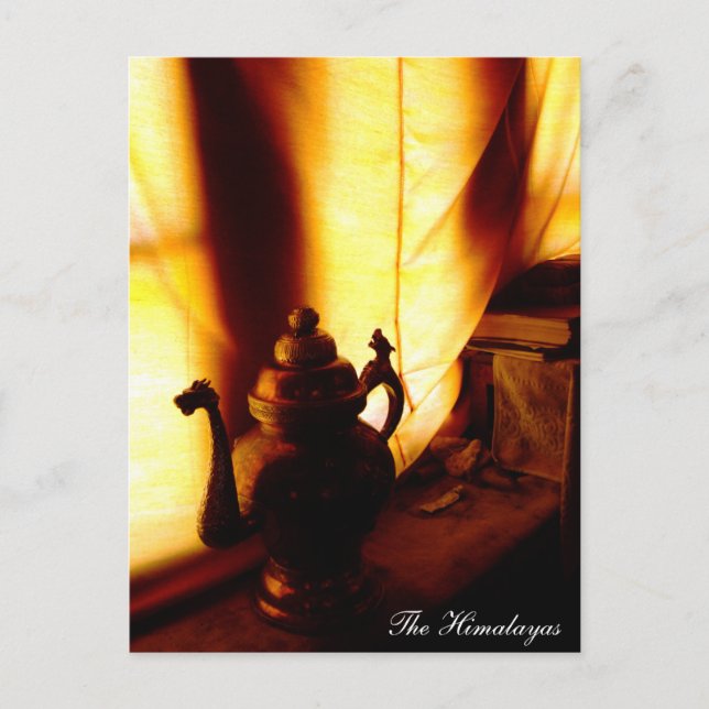 Dragon Kettle, Buddhist Temple, Offerings / Ladakh Postcard (Front)