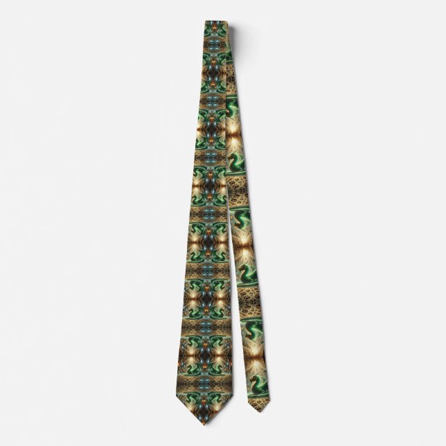 dragon key neck tie (Front)