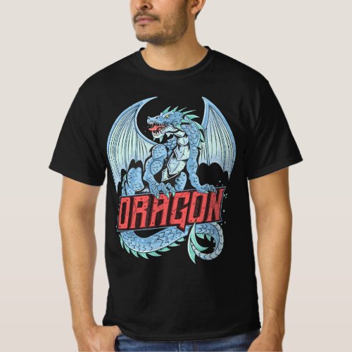 Dragon King Or Queen Anime Throne Dragon  T_Shirt