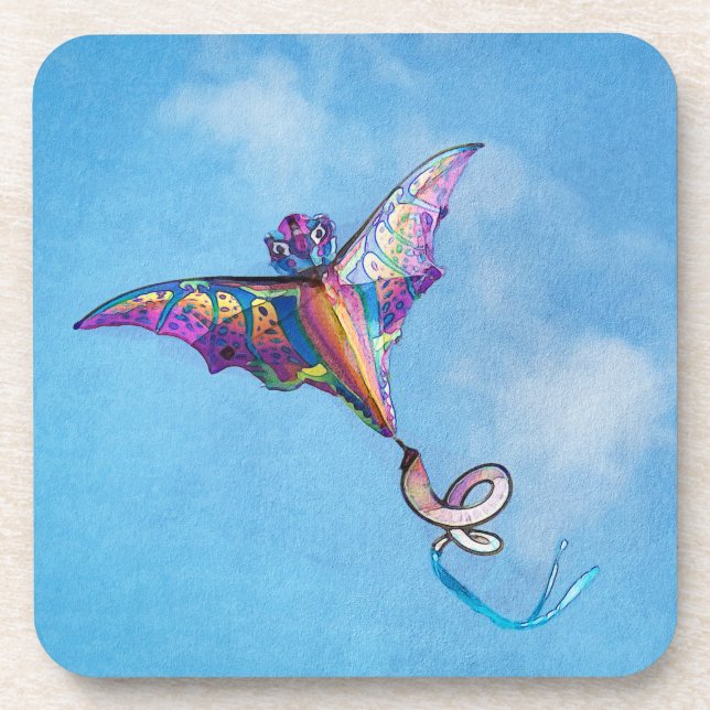 Dragon Kite  Beverage Coaster (Front)