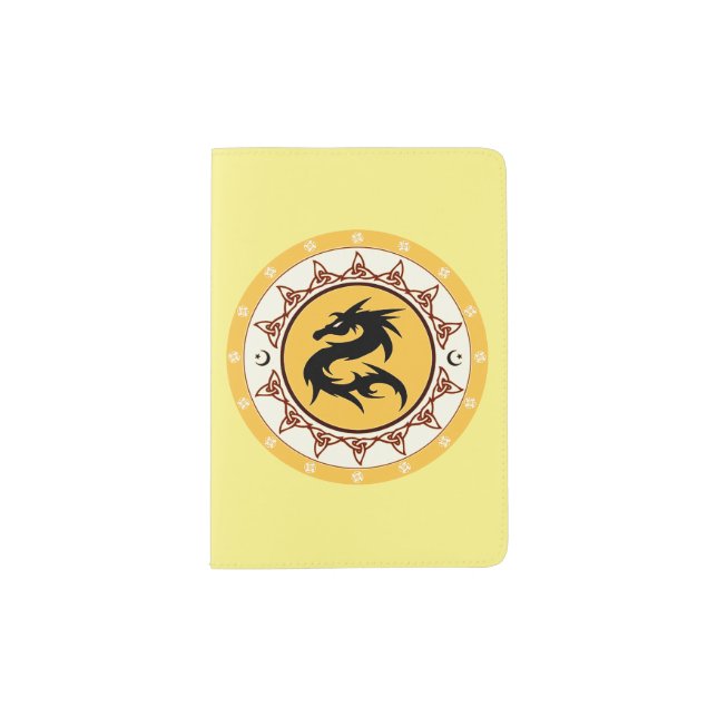 Dragon Knot 2 Passport Holder (Front)