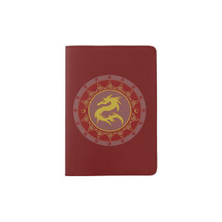 Dragon Knot 7 Passport Holder