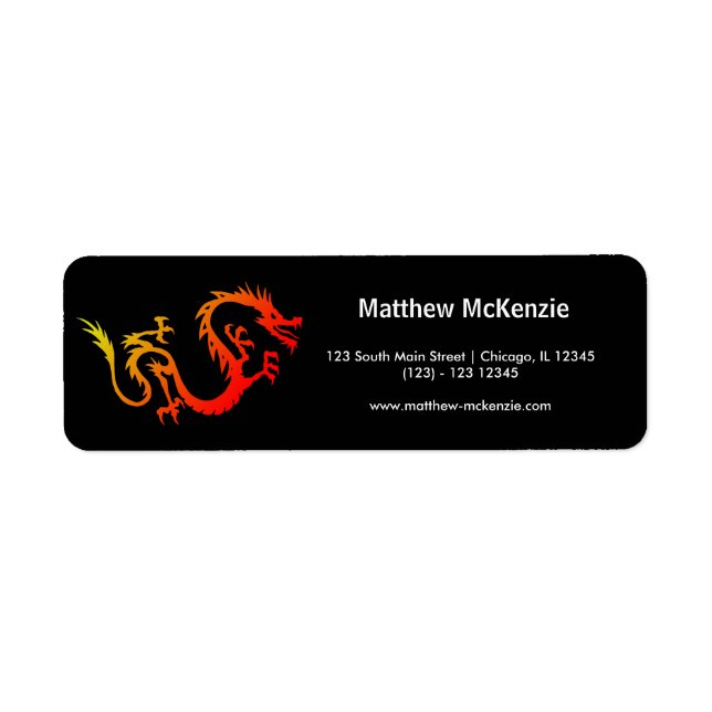 Dragon Label (Front)