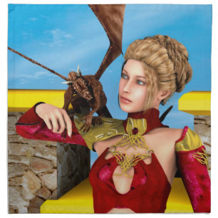 Dragon Lady Cloth Napkin