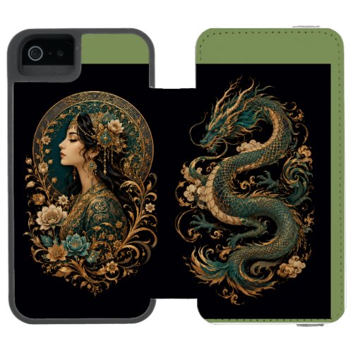 Dragon &amp; Lady Flower Phone Case | Persian Fantasy