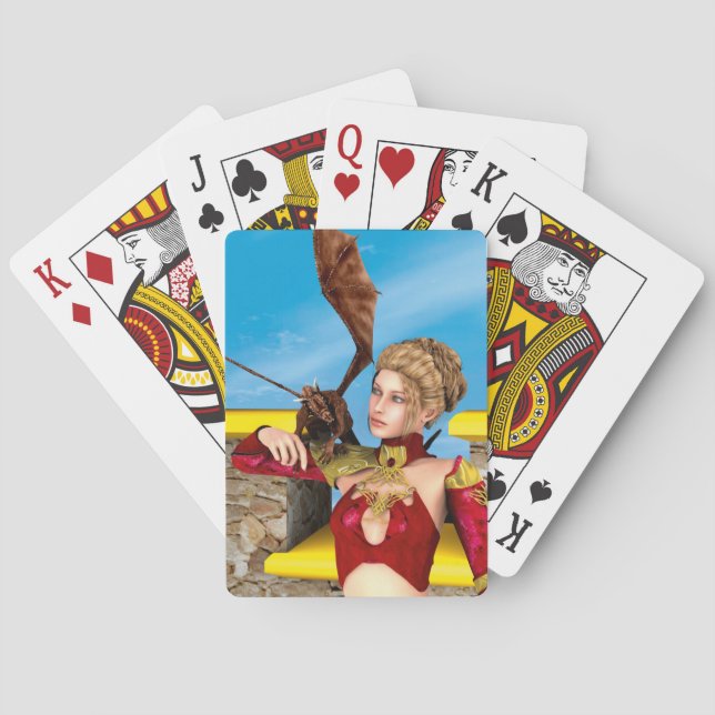 Dragon Lady Poker Cards (Back)