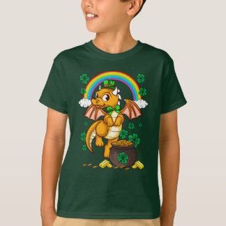 Dragon Leprechaun St Patricks Day Irish T-Shirt