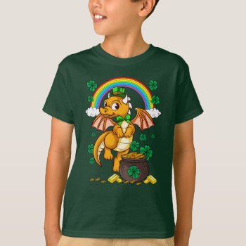 Dragon Leprechaun St Patricks Day Irish T-shirt by irishprideshirts at Zazzle
