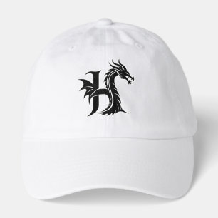 Dragon Letter H – Strong Fantasy Dragon Design Hat