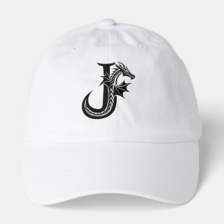 Dragon Letter J – Stylish Fantasy Dragon Design Hat