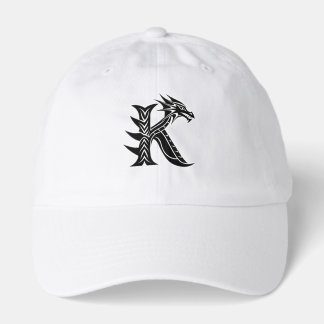 Dragon Letter K – Sharp Dragon Initial Design Hat