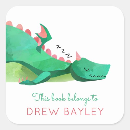 Dragon Library Bookplate