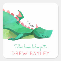 Dragon Library Bookplate