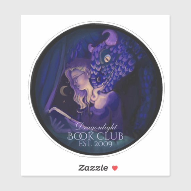 Dragon light Bookclub  Sticker (Sheet)