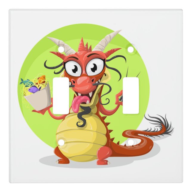 Dragon Light Switch Cover (Front)