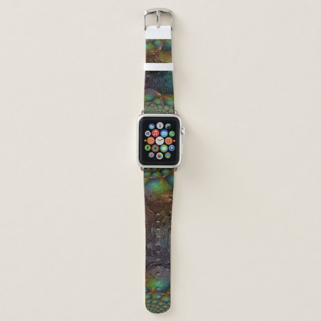 Dragon Like Scales/Abstract Apple Watch Band (Front)