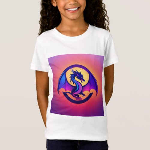 dragon logo girl tshirt