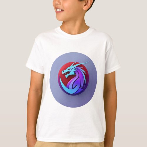 Dragon Logo T_Shirt Design _ Mythical Creature Fa