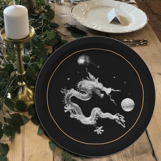 Dragon Lore & Birth of Crystal Dragon / Party Pape Paper Plates (Creator Uploaded)