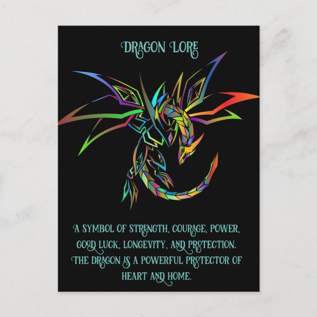 Dragon Lore Postcard (Front)