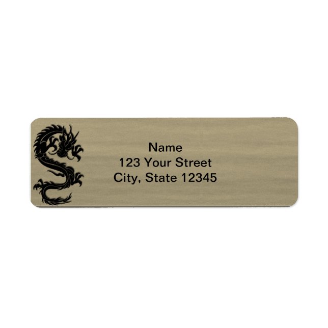 Dragon Love 1 Label (Front)
