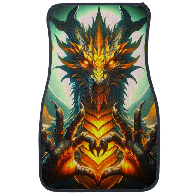 Dragon Love Car Floor Mat (Front)