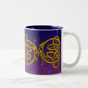DRAGON LOVE Two-Tone COFFEE MUG