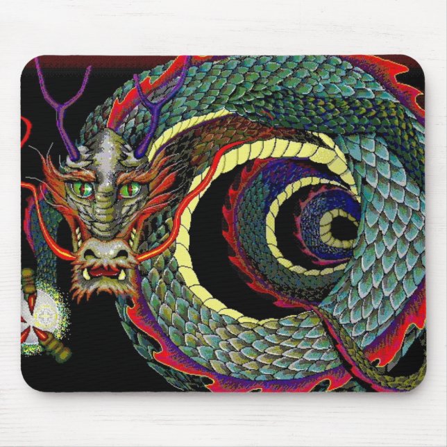 Dragon Luck Mall Mouse Pad (Front)