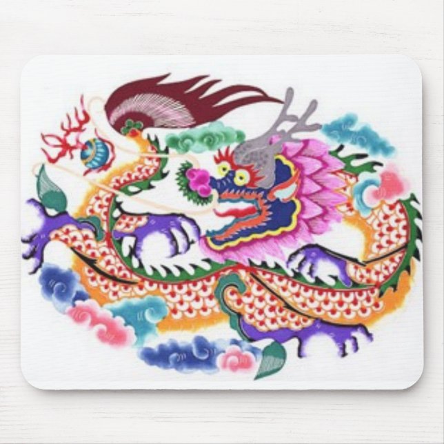 Dragon Luck Mall Mouse Pad (Front)