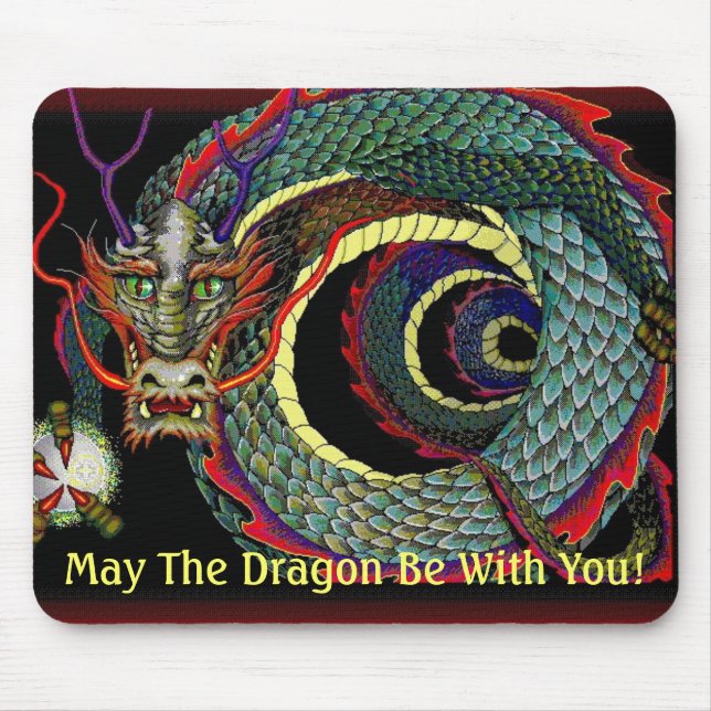 Dragon Luck Mall Mouse Pad (Front)