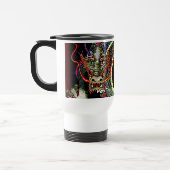 Dragon Luck Mall Travel Mug (Left)