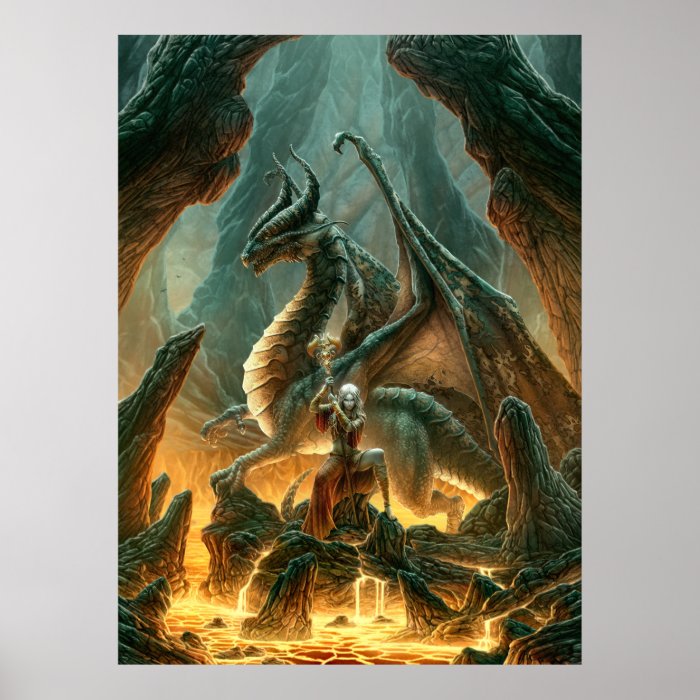 DRAGON MAGE by Kerem Beyit Poster