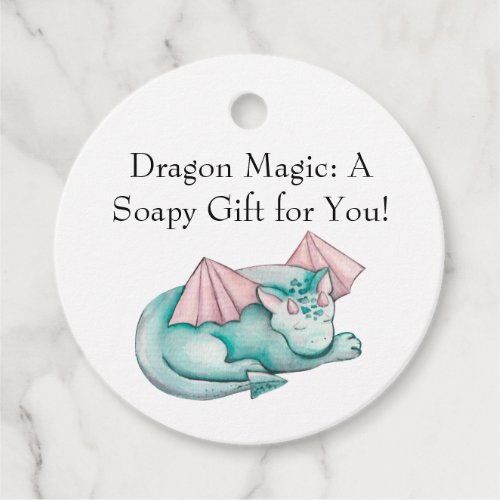 Dragon magic A soapy Gift For You Soap Favor Tags