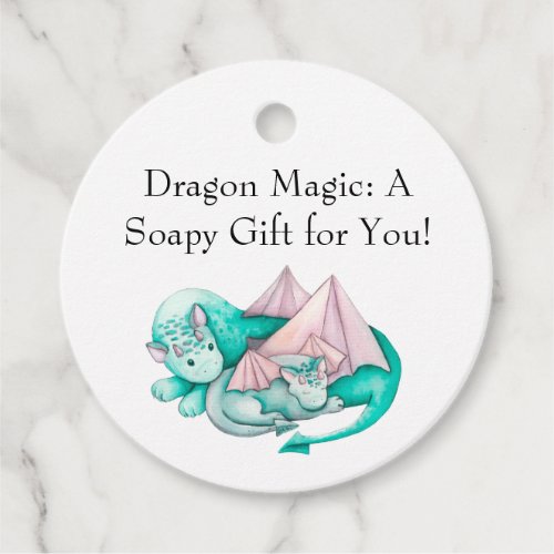 Dragon magic A soapy Gift For You Soap Favor Tags