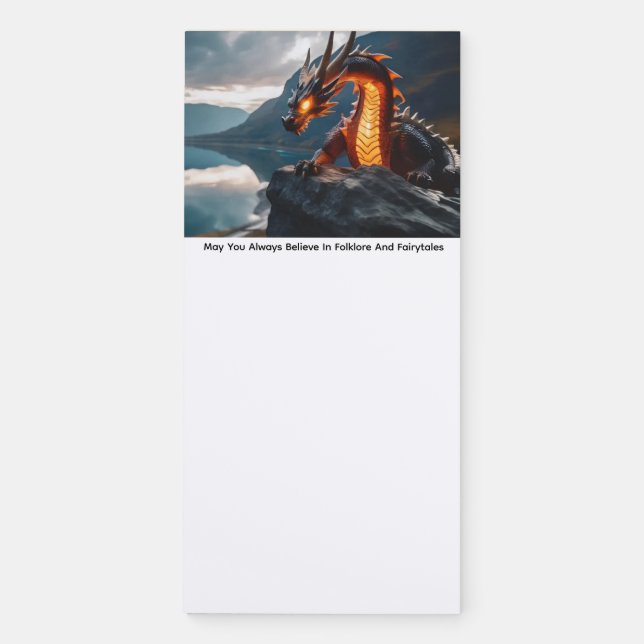 Dragon Magnetic Notepad (Front)