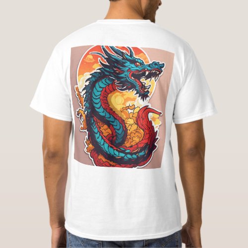 Dragon Majesty Printed T_Shirt T_Shirt