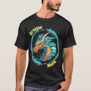 Dragon Mama – Fierce Fantasy Dragon Mother Design T-Shirt