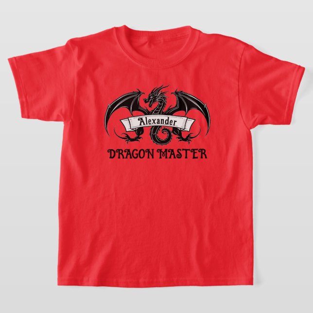 Dragon Master Personalize T-Shirt (Laydown)