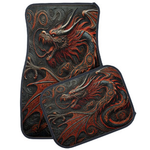 Dragon Masterpiece Art Car Floor Mat