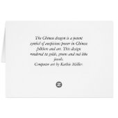 Dragon Medallion Cards (Back Horizontal)