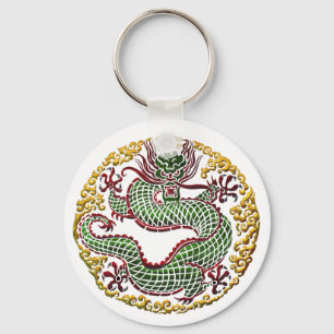Dragon Medallion Keychain