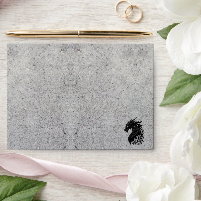 Dragon, Medieval Envelope (Wedding)