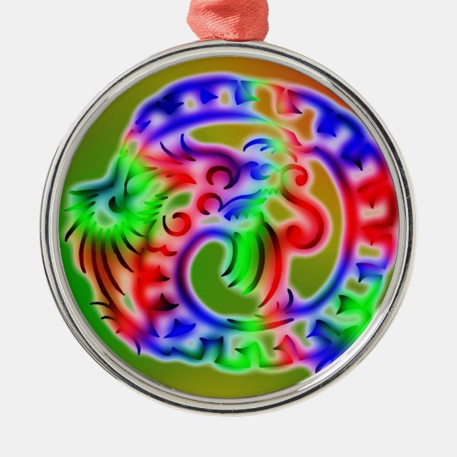 Dragon Metal Ornament (Front)