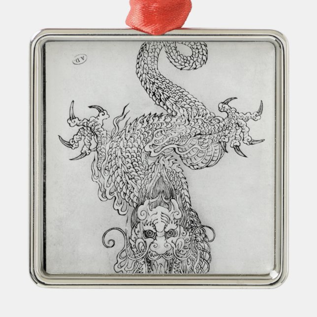 Dragon Metal Ornament (Front)