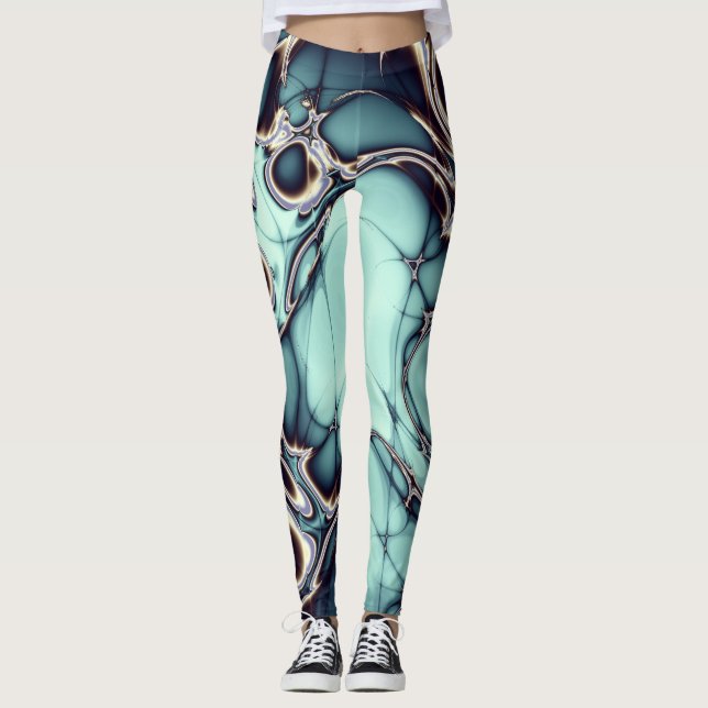 Dragon Mist Forest Fantasy Leggings (Front)
