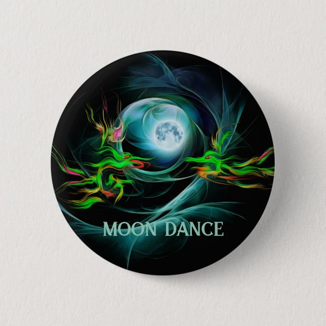 Dragon Moon dance Button (Front)