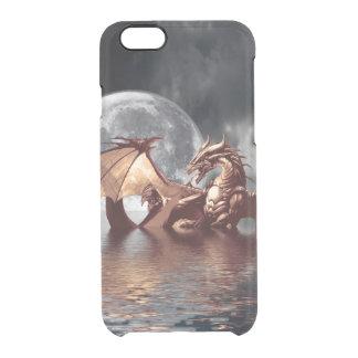 Dragon & Moon Fantasy Artwork Clear iPhone 6/6S Case