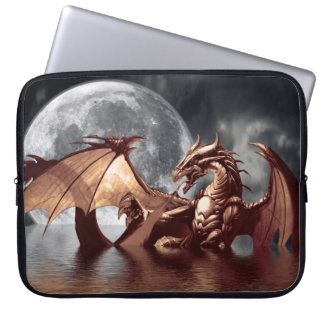 Dragon & Moon Fantasy Mythical Laptop Sleeve